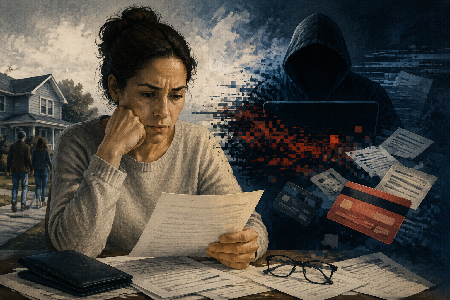 American Vision Partners Data Breach Settlement: Up to $3,000 specific real-world editorial scene — Newsr illustration