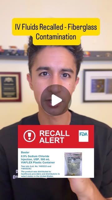 Fiberglass in IV saline? Texas among states included in recall specific real-world editorial scene