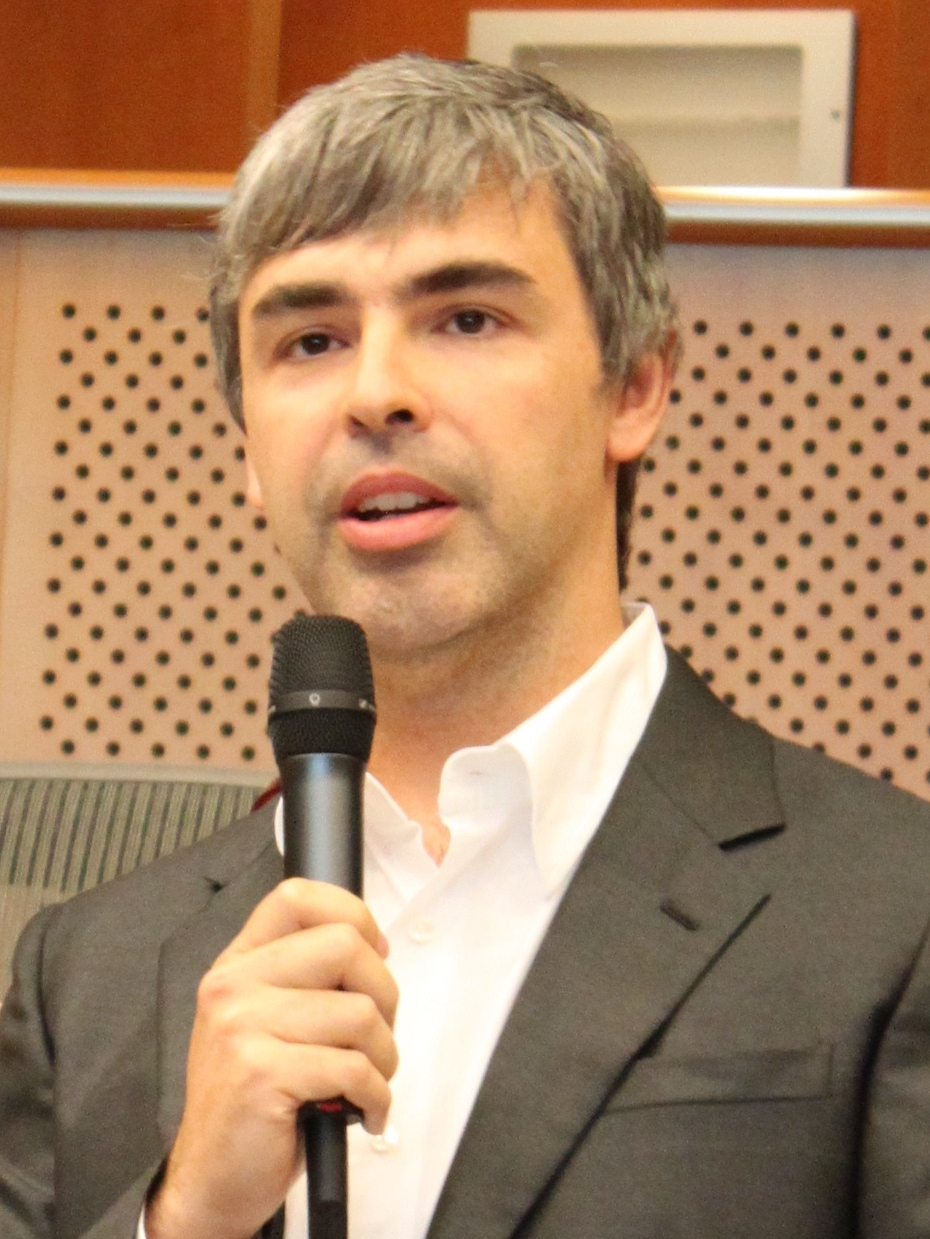 Larry Page speaking at a public event
