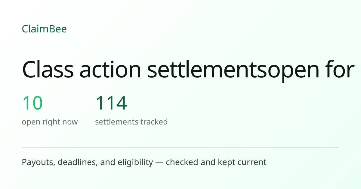 Payouts Set To Start In $115M Privacy Class-Action Settlement: What To Know specific real-world editorial scene