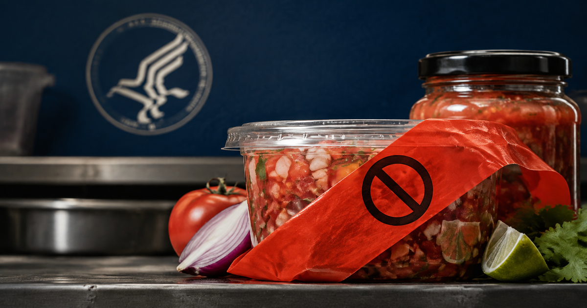 FDA Announces Salsa and Pico De Gallo Recall specific real-world editorial scene — Newsr illustration